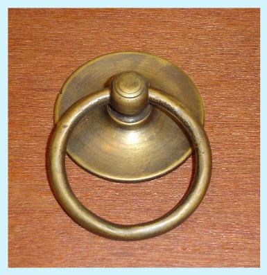 Brass Handle Item code P.075 wide_73mmØ 75mm